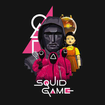 Squid Game 2, Poster, Season 2, Dark background, Illustration, 5K, 2025 series