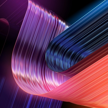 3D, Abstract Art, Digital Art, Colorful abstract, Light Streaks, Fluidic, Neon glow, Futuristic, Gradient curves, Surreal, Aesthetic, Modern Art