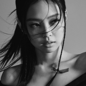 Jennie, Black and White, Photoshoot, 5K, Grey background, South Korean Singer, Monochrome, Elle Magazine