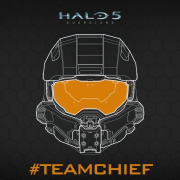 Halo 5: Guardians, Team Chief, 5K, Dark background, Master Chief