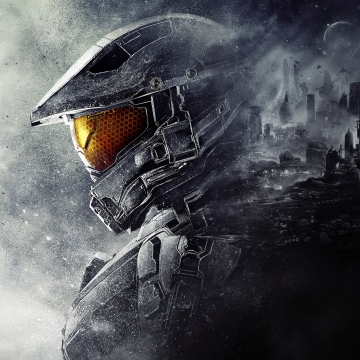 Master Chief, Poster, Halo 5: Guardians, 5K