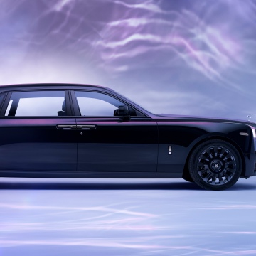 Rolls-Royce Phantom Syntopia, 8K, Purple aesthetic, 5K, Purple background, Rolls-Royce Phantom