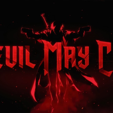 Devil May Cry, Netflix series, Dark background, Dark red, 2025 series, Dante, 5K