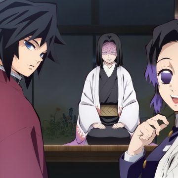 Giyu Tomioka, Shinobu Kocho, Demon Slayer: Kimetsu no Yaiba, Kagaya Ubuyashiki