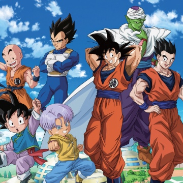 Dragon Ball Super, Group, Character poster, 5K, Goku, Vegeta, Gohan, Piccolo, Trunks