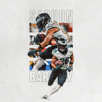 Philadelphia Eagles, Saquon Barkley 8K Wallpaper