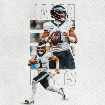 Philadelphia Eagles, Jalen Hurts 8K Wallpaper