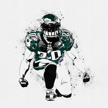 Philadelphia Eagles, NFL team, White background