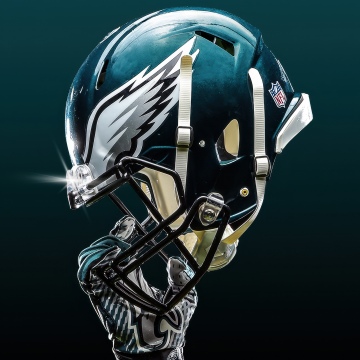 Philadelphia Eagles Wing Helmet, 5K