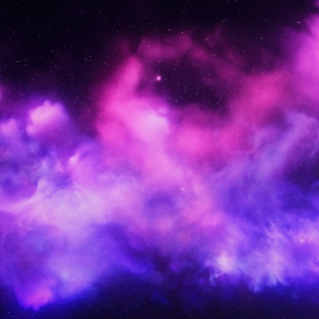 Outer space, Starry sky, Supernova, Interstellar cloud, Clouds, Deep space, 5K, Galaxy, Celestial, Cosmos, Astronomy, Glowing Stars, Cosmic dust, Purple nebula