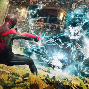 Miles Morales vs Venom, 5K, Marvel's Spider-Man 2, Venom, PC Games, Miles Morales, Symbiote suit