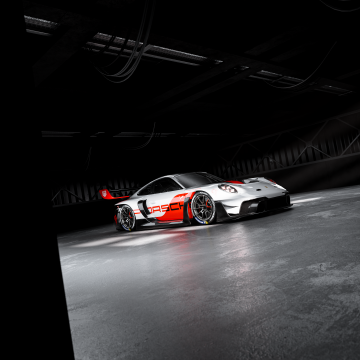 Porsche 911 GT3 R rennsport, Dark aesthetic, Race cars, Dark background