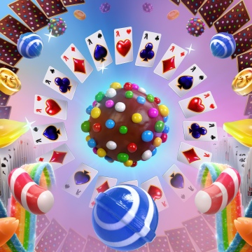 Candy Crush Solitaire, 5K, Video Game, Android games, Colorful