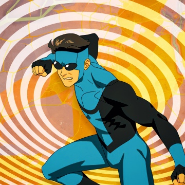 Invincible (Season 3), 5K, Invincible, Season 3, Swirly background