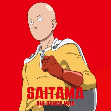 Saitama, Season 3, One Punch Man, 5K, 8K, Red background, Teaser