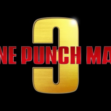 One Punch Man, Season 3, Black background, 5K, Teaser