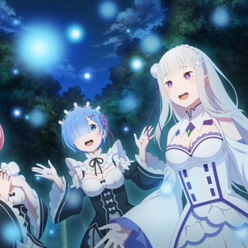 Re:Zero, Ram, Rem, Emilia (Re:Zero)