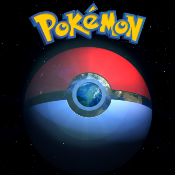 Pokemon GO, 5K, Black background, Pokeball