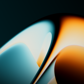 Dynamic Glass Abstract, 4K Wallpaper