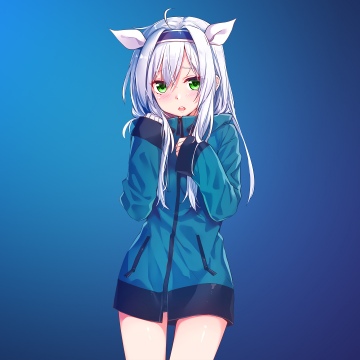 Sistine Fibel, Anime girl, Blue aesthetic