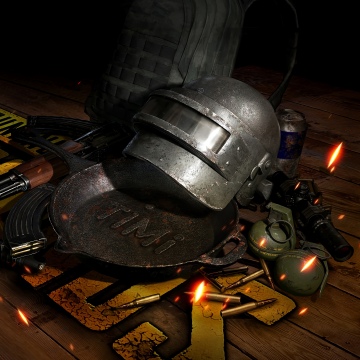 PlayerUnknown's Battlegrounds, Game Art, PUBG helmet, Level 3 helmet