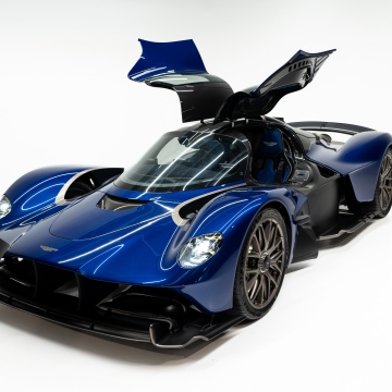 Aston Martin Valkyrie, 8K, Hybrid sports car, 5K, White background