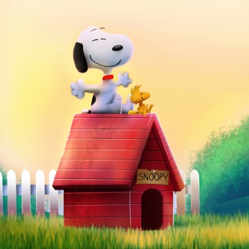 Snoopy & Woodstock, Best friends, 3D, 5K