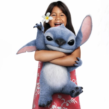 Maia Kealoha, Lilo Pelekai, Lilo & Stitch, 2025 Movies, 5K, 8K, White background, Walt Disney Animation, Disney movies
