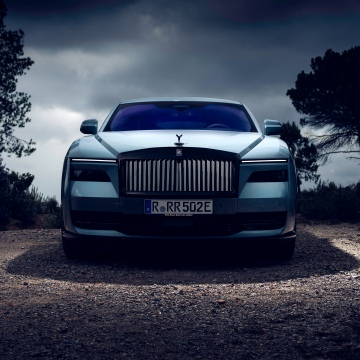 Rolls-Royce Black Badge Spectre, Monteverde, 5K, 8K, Dark aesthetic