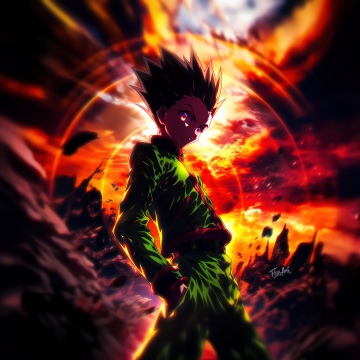 Gon Freecss, Intense, Hunter x Hunter, 5K