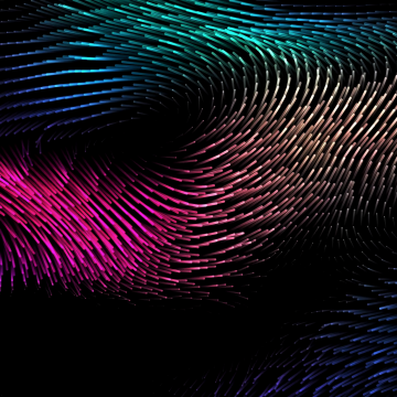 macOS Catalina, Drift, Colorful, Waves, Black background, AMOLED