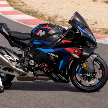 BMW M 1000 RR, Racing motorcycle, Asphalt, 5K, Sports bikes