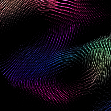 Drift, macOS Catalina, Colorful, Waves, Black background, AMOLED