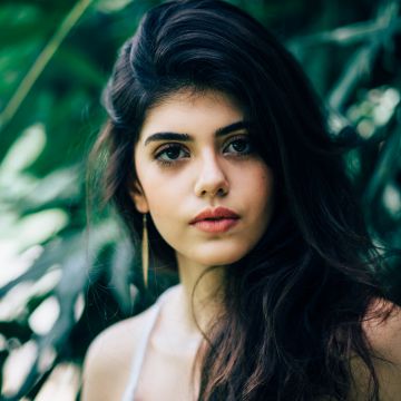 Sanjana Sanghi, Closeup, Dil Bechara actress, Beautiful actress, Bollywood actress, Indian actress