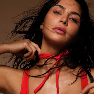 Kim Kardashian, Red aesthetic, 5K