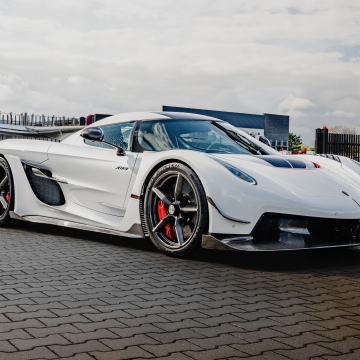 Koenigsegg Jesko, White cars, 5K, Hypercars