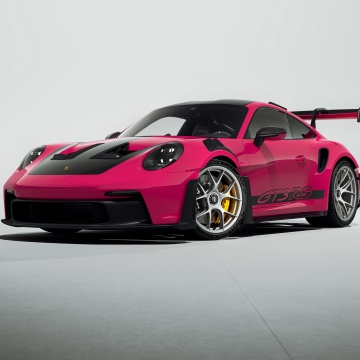 Porsche 911 GT3 RS, Pink, 5K, Sports cars