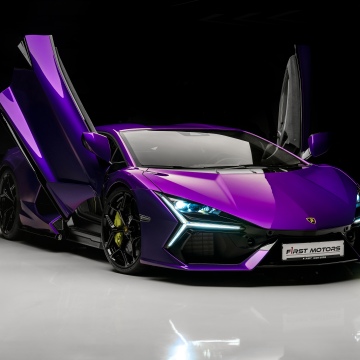 Lamborghini Revuelto, Purple aesthetic, 5K, 8K