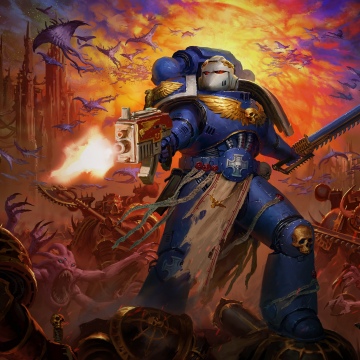 Warhammer 40000: Boltgun, Key Art, Video Game, Warhammer 40K