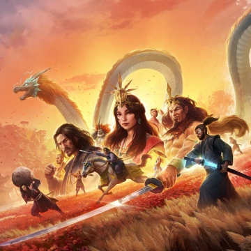 Age of Mythology: Retold - Heavenly Spear, Key Art, 2025 Games, Age of Mythology, 5K
