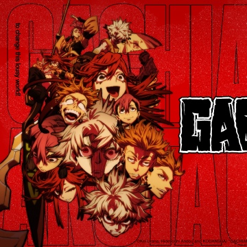 Gachiakuta, Anime poster, Manga series, Rudo Surebrec, 2025 series, Anime series, Red background