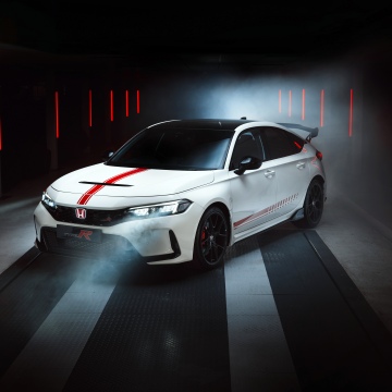 Honda Civic Type R Ultimate Edition, 2025, 5K, 8K, Honda Civic Type R, Dark background