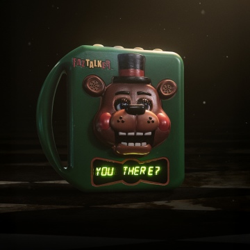 Five Nights at Freddy's 2, Poster, 5K, Dark background, FNAF, Freddy Fazbear, Retro