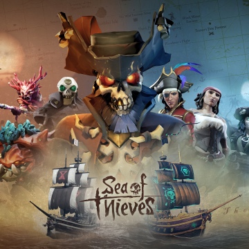 Sea of Thieves, Key Art, PC Games, Xbox One, Xbox Series X and Series S, 5K