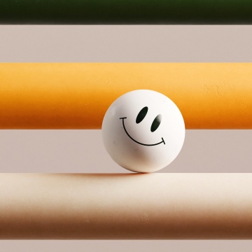 Smiley face, Sphere, Happy, Yellow aesthetic, Minimalist, Happiness, Joy, Emoji, Stripes