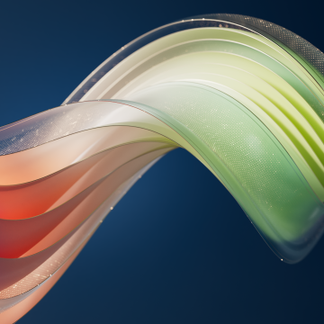 Translucent, Abstract art, Fluid gradient, Pastel colors, Dark blue