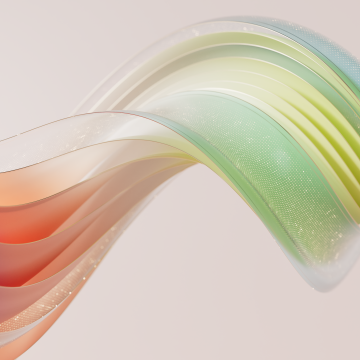 Abstract art, Fluid gradient, Pastel colors, Glitter, Translucent