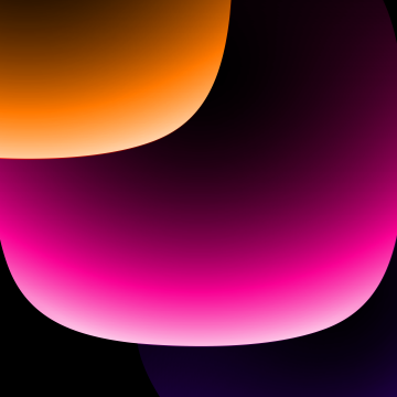 Gradient shapes, 8K, Vibrant, Colorful gradients, 5K, Black background