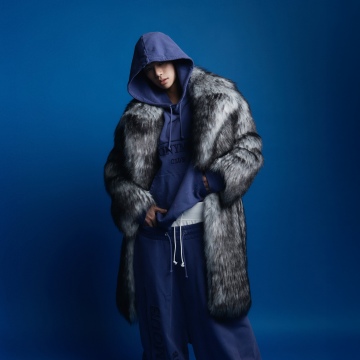Tarzzan, ALLDAY PROJECT, South Korean rapper, 5K, Blue background