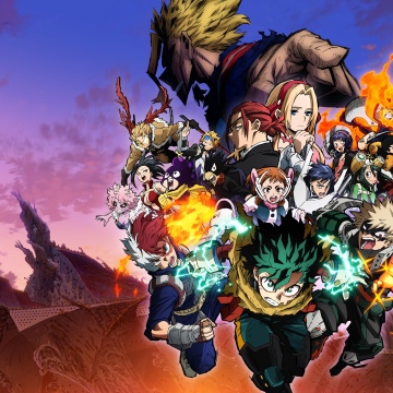 My Hero Academia: You're Next, Anime poster, Izuku Midoriya